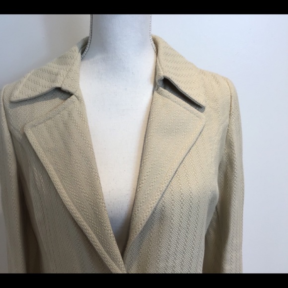 VALENTINO ROMA NWT NUDE TEXTURED BLAZER JKT SZ 10 - Picture 2 of 12
